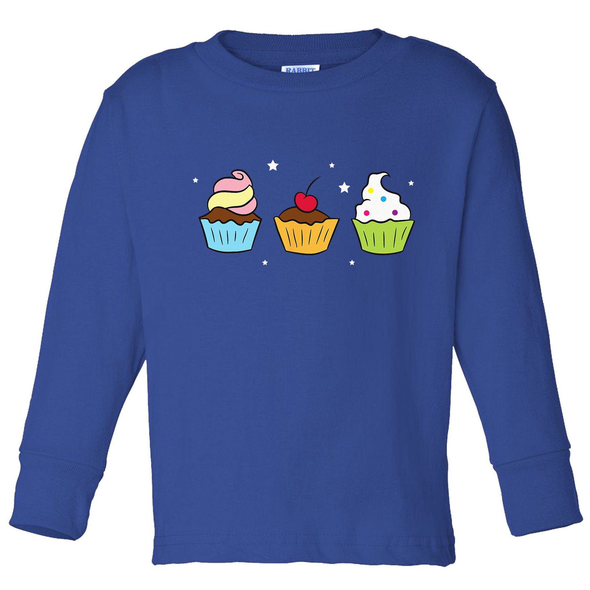 Cupcakes Baking Sweet Cupcakes Sweet Cupcake Baking Toddler Long Sleeve Shirt