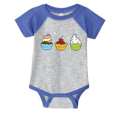 Cupcakes Baking Sweet Cupcakes Sweet Cupcake Baking Infant Baby Jersey Bodysuit