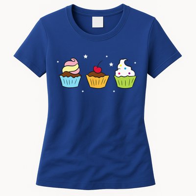 Cupcakes Baking Sweet Cupcakes Sweet Cupcake Baking Womens T-Shirt