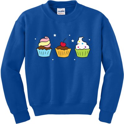 Cupcakes Baking Sweet Cupcakes Sweet Cupcake Baking Kids Sweatshirt