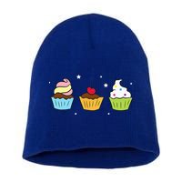Cupcakes Baking Sweet Cupcakes Sweet Cupcake Baking Short Acrylic Beanie