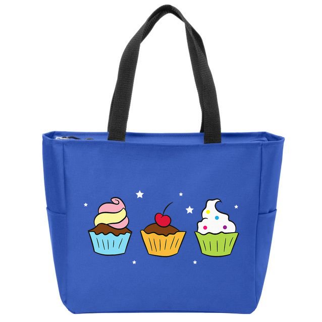 Cupcakes Baking Sweet Cupcakes Sweet Cupcake Baking Zip Tote Bag