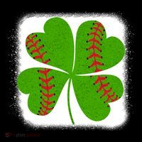 Cool Baseball St Patricks Day Catcher Shamrock Bleached Gift Backpack