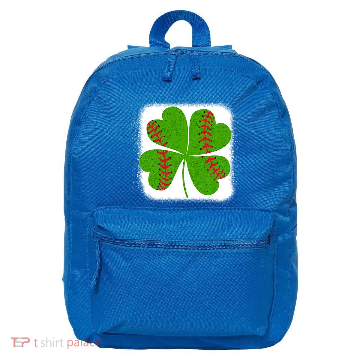 Cool Baseball St Patricks Day Catcher Shamrock Bleached Gift 16 in Basic Backpack
