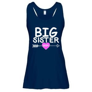 Cute Big Sister 2024 Heart Arrow Ladies Essential Flowy Tank