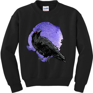 Crow Birds S For Men And Women Raven Kids Sweatshirt