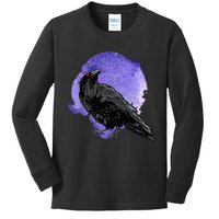 Crow Birds S For Men And Women Raven Kids Long Sleeve Shirt