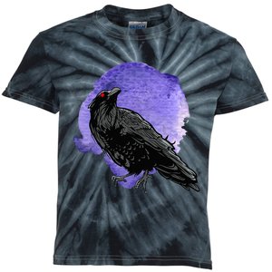 Crow Birds S For Men And Women Raven Kids Tie-Dye T-Shirt