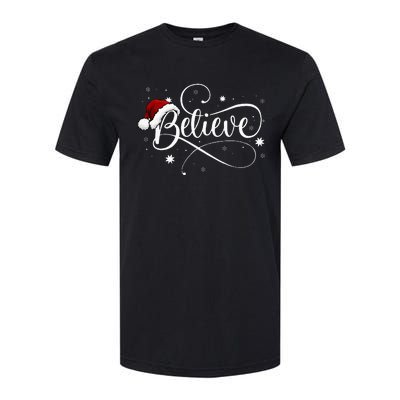 Christmas Believe Santa Claus Believe Christmas Softstyle® CVC T-Shirt