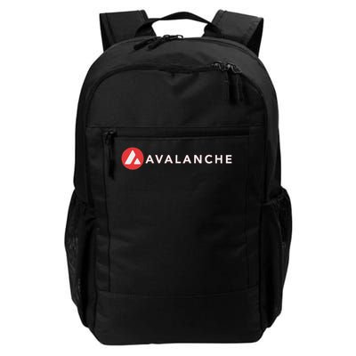Cryptoartfolio Black Small Avalanche AVAX Crypto  Daily Commute Backpack