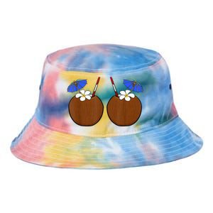 Coconut Bra Summer Season Swimming Beach Lover Tie Dye Newport Bucket Hat