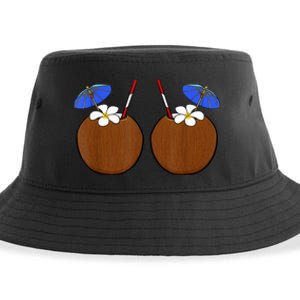 Coconut Bra Summer Season Swimming Beach Lover Sustainable Bucket Hat