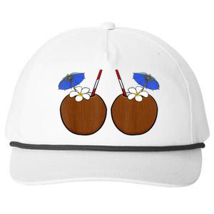 Coconut Bra Summer Season Swimming Beach Lover Snapback Five-Panel Rope Hat