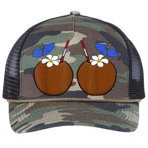 Coconut Bra Summer Season Swimming Beach Lover Retro Rope Trucker Hat Cap