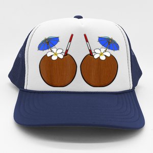 Coconut Bra Summer Season Swimming Beach Lover Trucker Hat