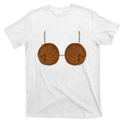 Coconut Bra Summer Season Swimming Beach T-Shirt