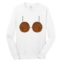 Coconut Bra Summer Season Swimming Beach Tall Long Sleeve T-Shirt