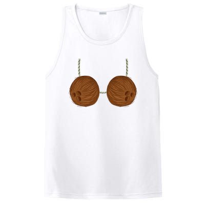 Coconut Bra Summer Season Swimming Beach PosiCharge Competitor Tank