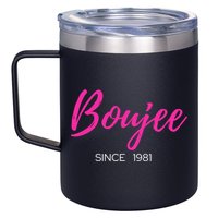 Classy Boujee Since 1981 Gift 12oz Stainless Steel Coffee Mug