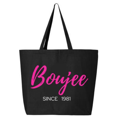 Classy Boujee Since 1981 Gift 25L Jumbo Tote