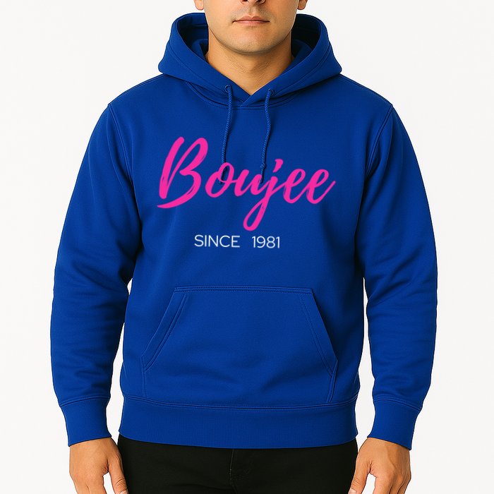 Classy Boujee Since 1981 Gift Hoodie