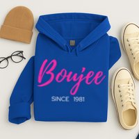 Classy Boujee Since 1981 Gift Hoodie