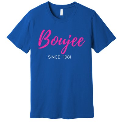 Classy Boujee Since 1981 Gift Premium T-Shirt