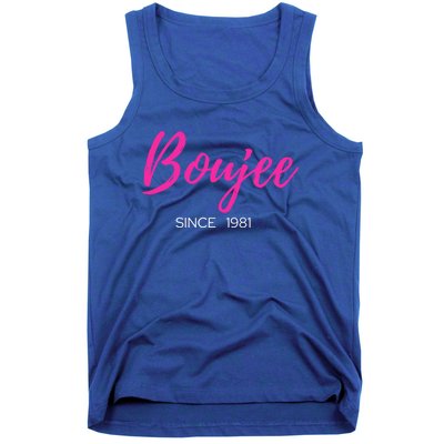 Classy Boujee Since 1981 Gift Tank Top