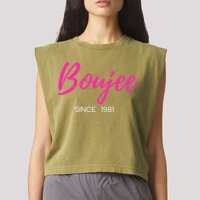 Classy Boujee Since 1981 Gift Garment-Dyed Women's Muscle Tee