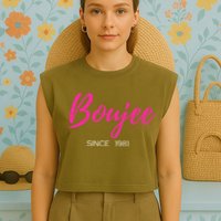 Classy Boujee Since 1981 Gift Garment-Dyed Women's Muscle Tee