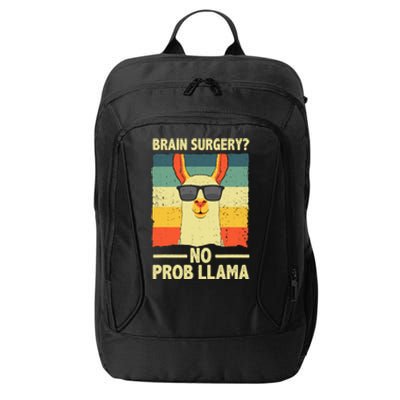 Cute Brain Surgery Get Well Soon Recovery City Backpack