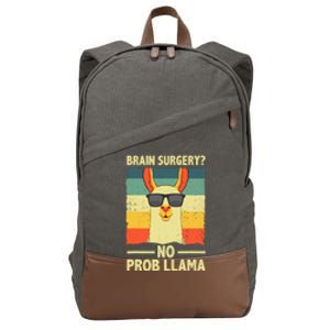 Cute Brain Surgery Get Well Soon Recovery Cotton Canvas Backpack