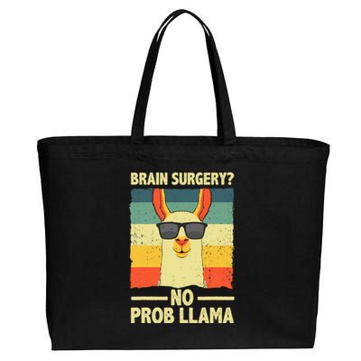 Cute Brain Surgery Get Well Soon Recovery Cotton Canvas Jumbo Tote