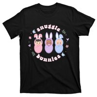 Cute Babies Snuggle Bunnies Easter NICU L&D Nurse T-Shirt