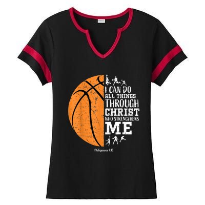 Christian Basketball Shirts Men Religious Ladies Halftime Notch Neck Tee