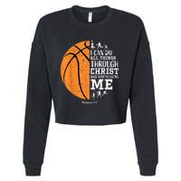 Christian Basketball Shirts Men Religious Cropped Pullover Crew