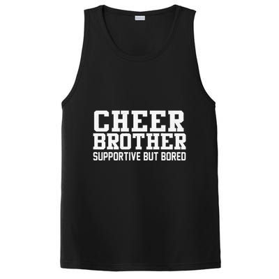 Cheer Brother Supportive But Bored Cheerleader PosiCharge Competitor Tank