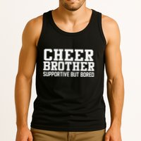 Cheer Brother Supportive But Bored Cheerleader Tank Top