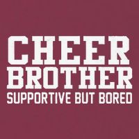 Cheer Brother Supportive But Bored Cheerleader 16oz Travel Tumbler