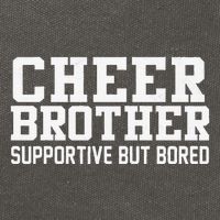 Cheer Brother Supportive But Bored Cheerleader Cotton Canvas Backpack