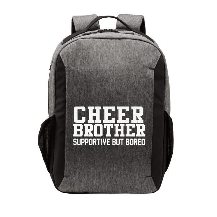 Cheer Brother Supportive But Bored Cheerleader Vector Backpack