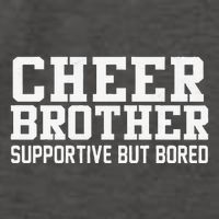 Cheer Brother Supportive But Bored Cheerleader Vector Backpack