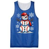 Christmas Baseball Snowman Baseball Mesh Reversible Basketball Jersey Tank