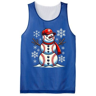 Christmas Baseball Snowman Baseball Mesh Reversible Basketball Jersey Tank