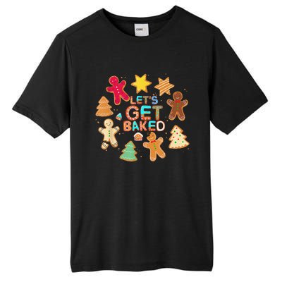 Cookie Baking Team Christmas Gingerbread Xmas Lets Get Baked Tall Fusion ChromaSoft Performance T-Shirt