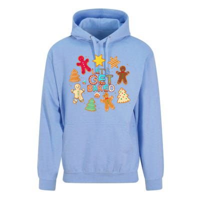 Cookie Baking Team Christmas Gingerbread Xmas Lets Get Baked Unisex Surf Hoodie