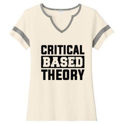 Critical Based Theory Ladies Halftime Notch Neck Tee