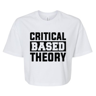 Critical Based Theory Bella+Canvas Jersey Crop Tee