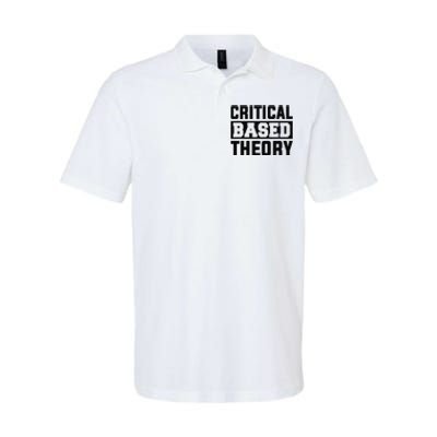 Critical Based Theory Softstyle Adult Sport Polo