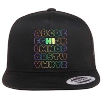 Cute Back To School Alphabet Hi New Kindergarteners Teachers Flatbill Hat